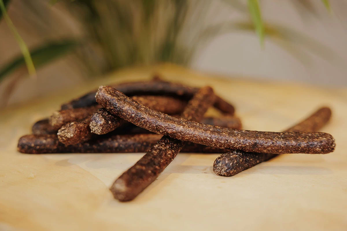 liver meaty sticks, ducky meaty sticks, venison meaty sticks, chicken meaty sticks, rabbit meaty sticks dog treats, grain free dog snacks, UK made dog treats, Rabbit meaty sticks, grain-free dog treats, all natural dog treats, Leannes Pet Minding Services