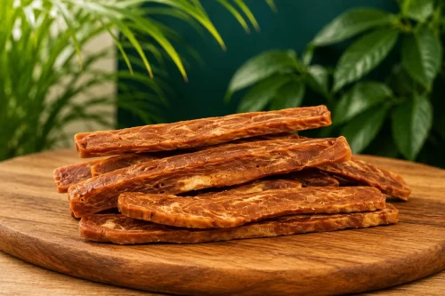Delicious salmon strips made with 88.5% salmon. Protein-rich fish treats that are ideal for training, rewarding or simply treating your dog.