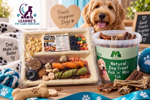 £40 natural dog treat raffle prize bundle from Leanne’s Pet Care Services